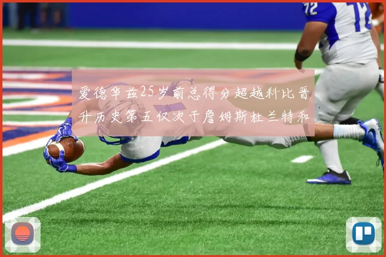 爱德华兹25岁前总得分超越科比晋升历史第五仅次于詹姆斯杜兰特和东契奇