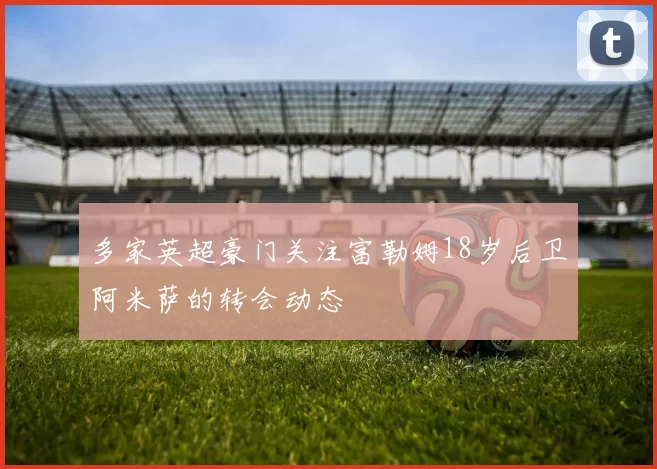 多家英超豪门关注富勒姆18岁后卫阿米萨的转会动态